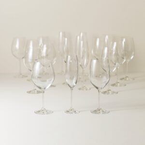 Mixed Wine Glass Collection - 18 Piece Set