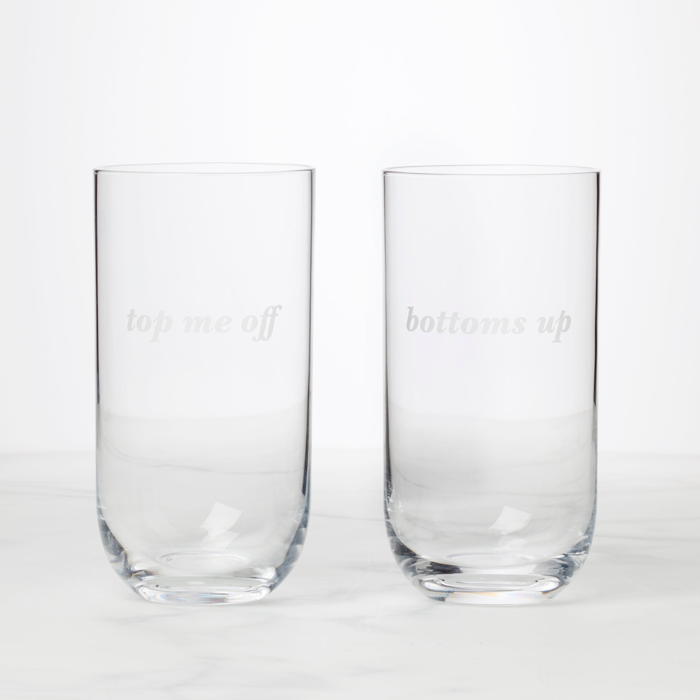 Chic Highball Glasses, Set of 2