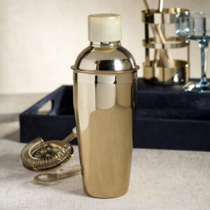 Cocktail Shaker with Marbleized Cap